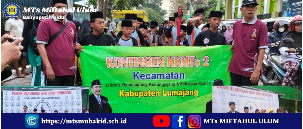 Porseni Tingkat Kabupaten, Lima Siswa MTs Miftahul Ulum Banyuputih Kidul Berhasil meraih gelar Juara.