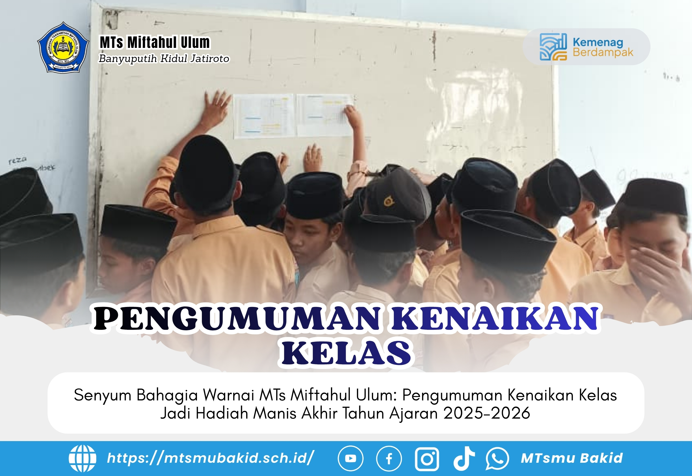 pengumuman kenaikan kelas